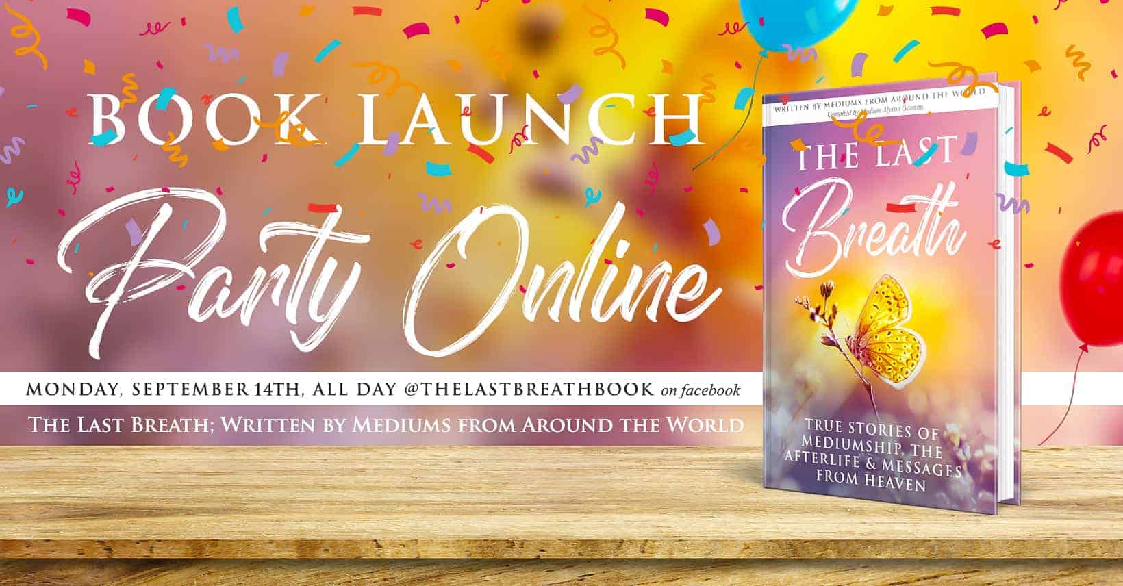 The Last Breath –  Book Launch Party!  Live Readings all day!